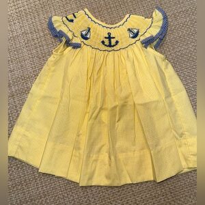 Velani Classics Pretty Anchor Dress - 6M